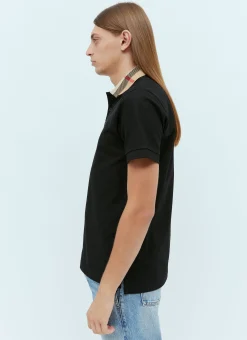 Men Burberry Polo Shirts^Check Collar Polo Shirt