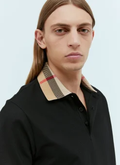 Men Burberry Polo Shirts^Check Collar Polo Shirt