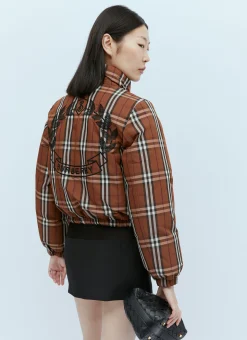 Check Down Puffer Jacket>Burberry Outlet