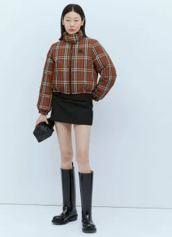Check Down Puffer Jacket>Burberry Outlet