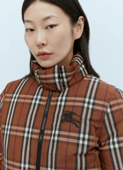 Check Down Puffer Jacket></noscript>Burberry Outlet