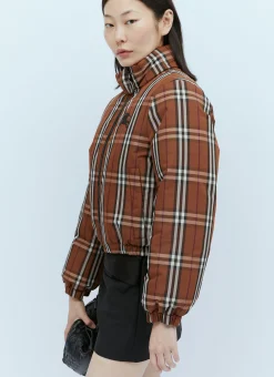 Check Down Puffer Jacket></noscript>Burberry Outlet