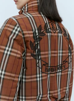 Check Down Puffer Jacket></noscript>Burberry Outlet