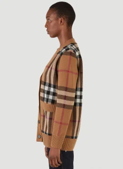 Check Knit Cardigan></noscript>Burberry Best
