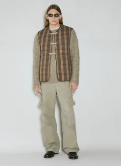 Men Our Legacy Jackets^Check Padded Vest