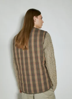 Men Our Legacy Jackets^Check Padded Vest