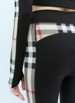 Check Panel Leggings></noscript>Burberry Online