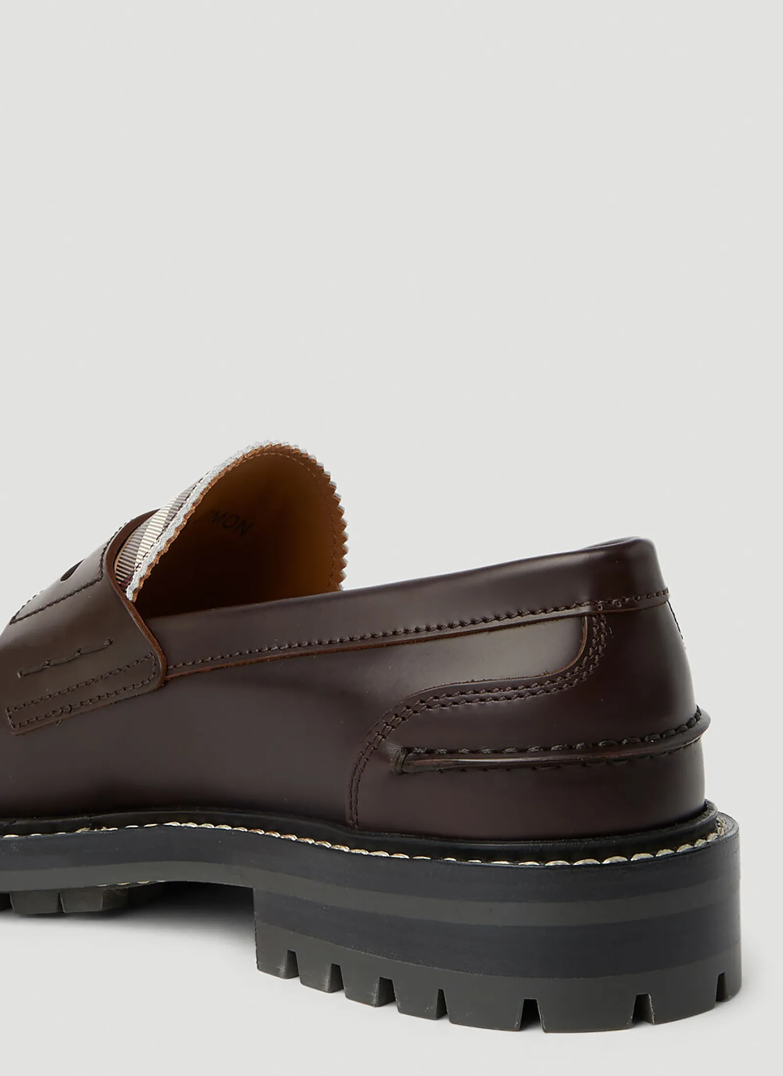 Men Burberry Loafers^Check Panel Loafers