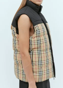Men Burberry Jackets^Check Panel Reversible Gilet