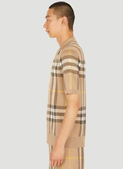 Men Burberry Polo Shirts^Check Polo Shirt
