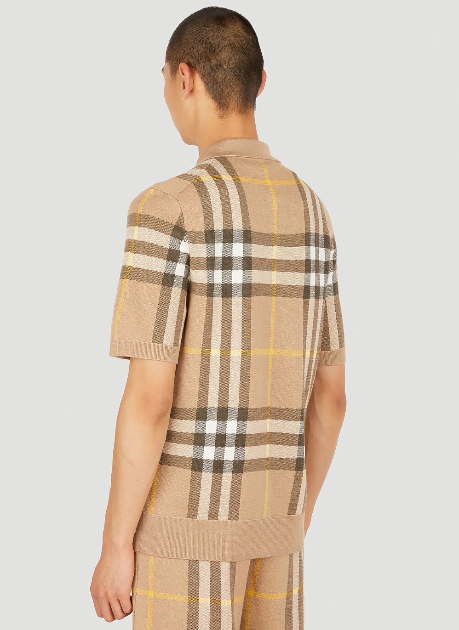 Men Burberry Polo Shirts^Check Polo Shirt
