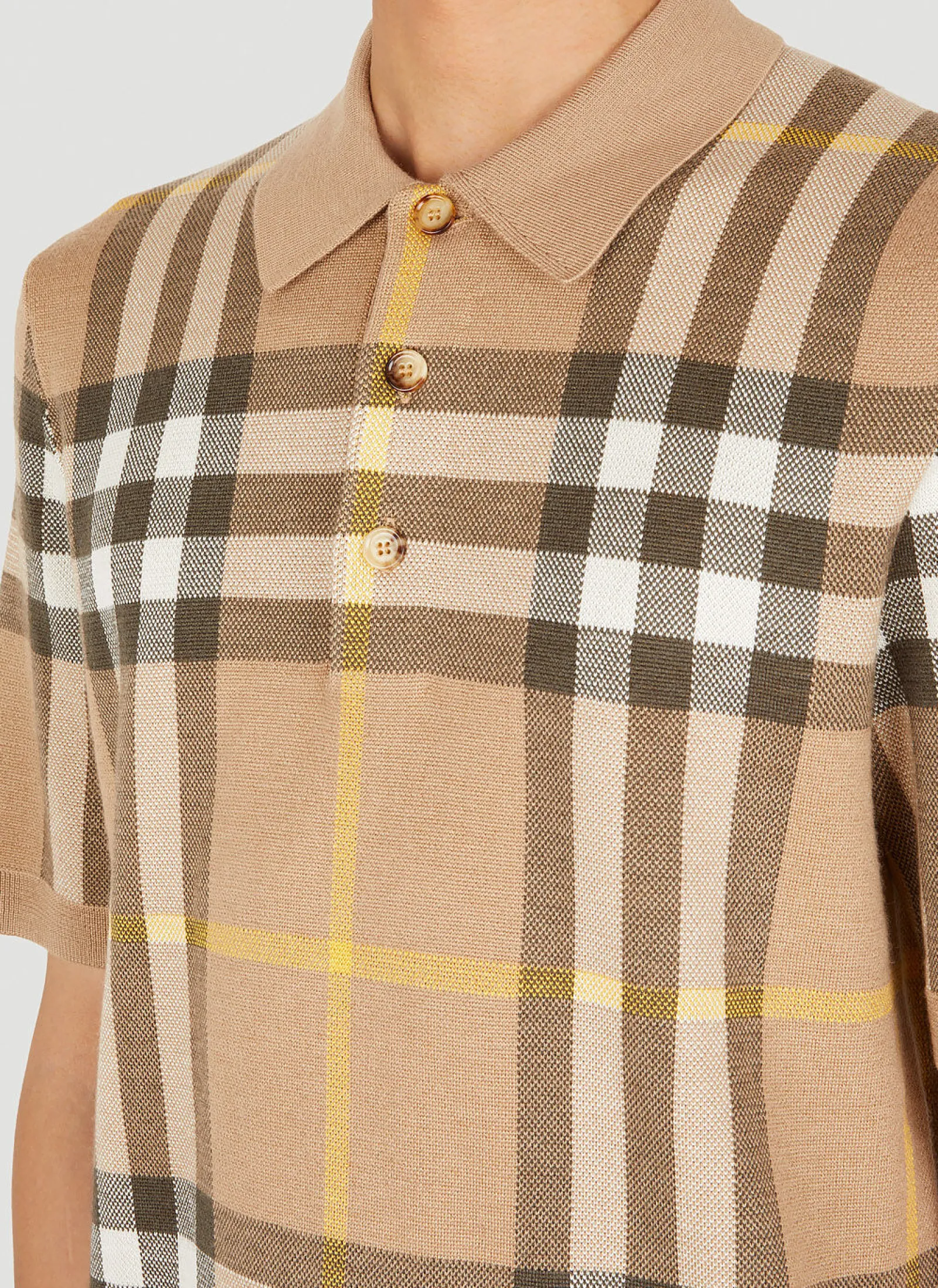 Men Burberry Polo Shirts^Check Polo Shirt