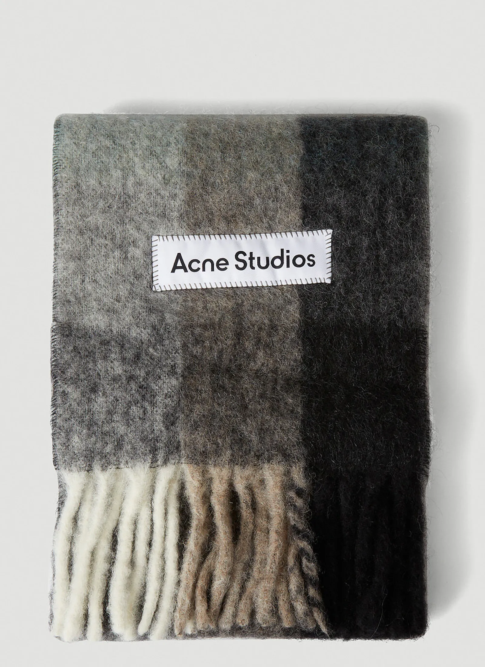 Men Acne Studios Scarves^Check Scarf