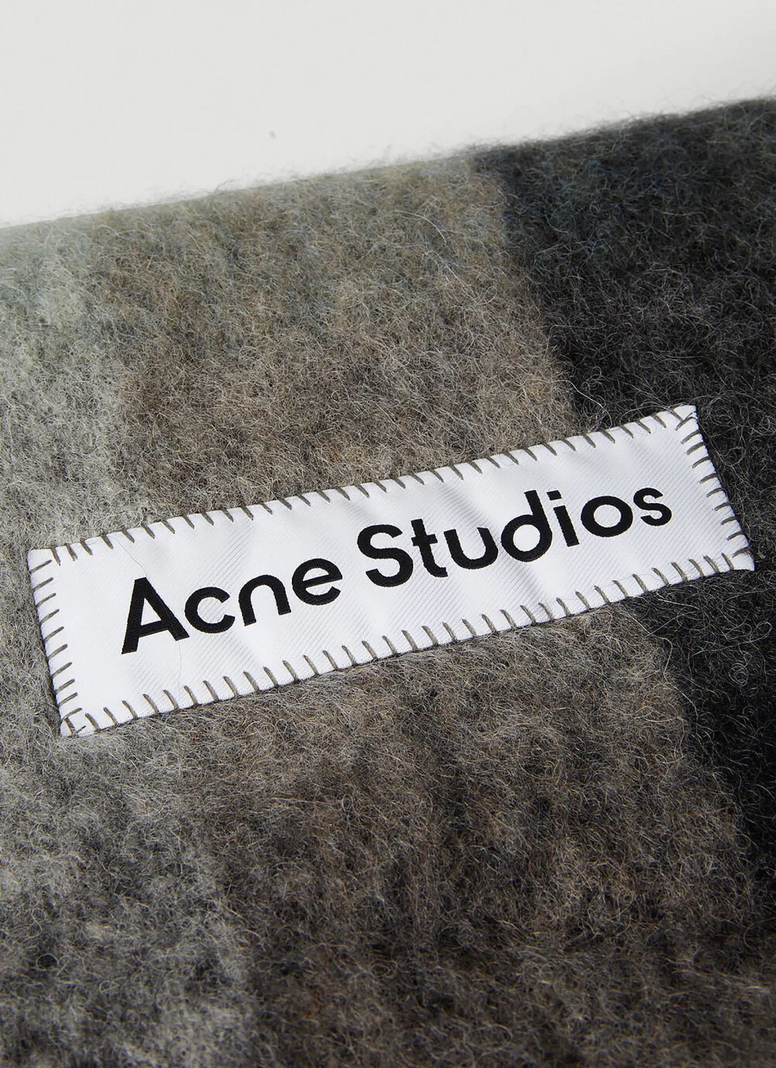 Men Acne Studios Scarves^Check Scarf