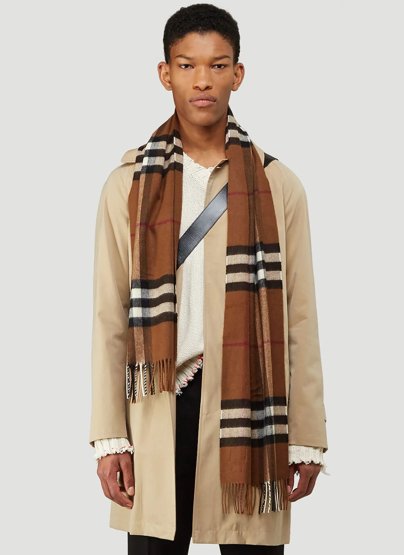 Men Burberry Scarves^Check Scarf