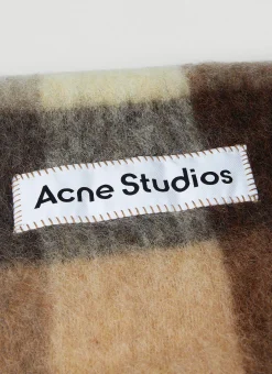 Men Acne Studios Scarves^Check Scarf