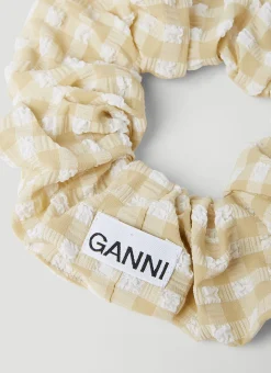 Men GANNI Jewellery^Check Seersucker Scrunchie