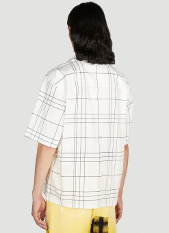 Men Marni Shirts^Check Short Sleeve Shirt