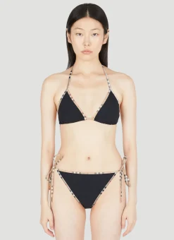 Check Triangle Bikini>Burberry Best