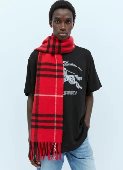 Men Burberry Scarves^Check Wool Cashmere Scarf