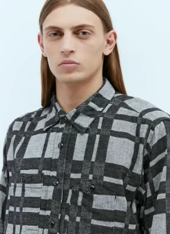 Men Engineered Garments Shirts^Check Work Shirt