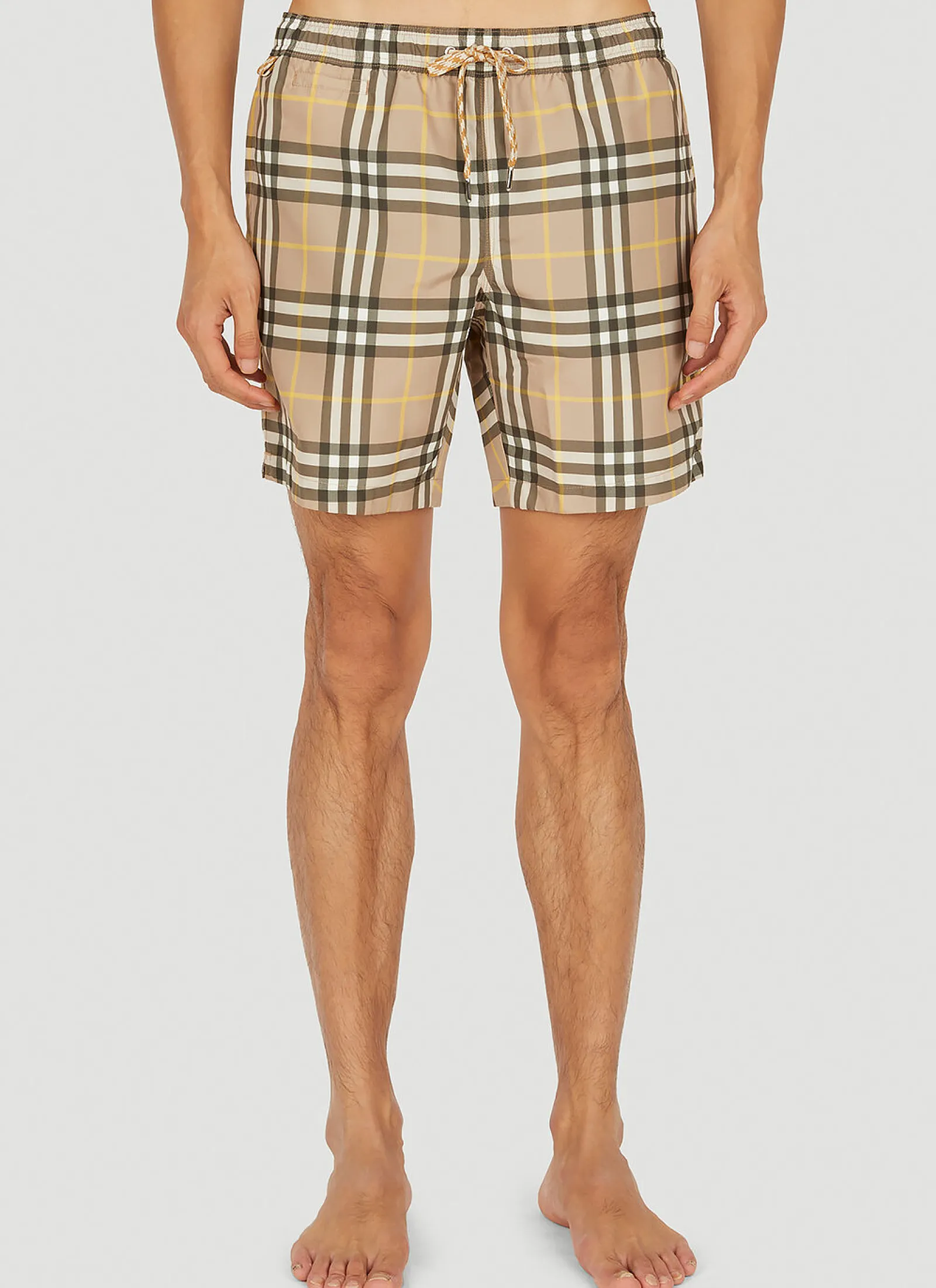 Men Burberry Swimwear^Checked Swim Shorts