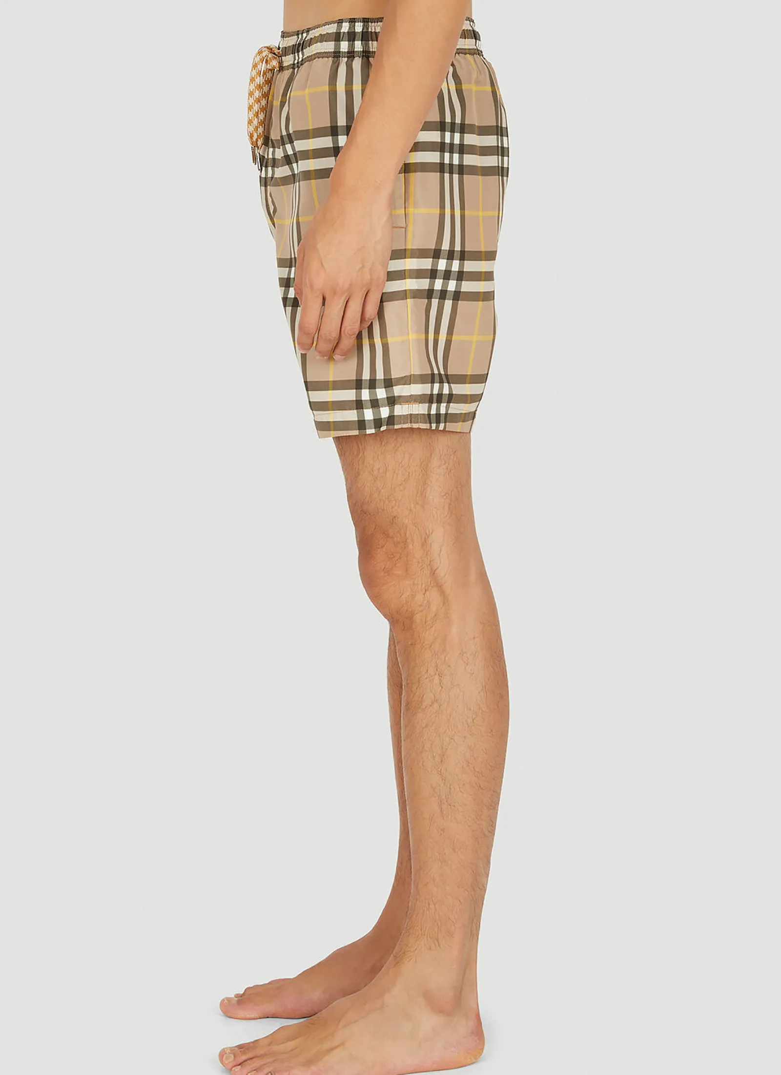 Men Burberry Swimwear^Checked Swim Shorts