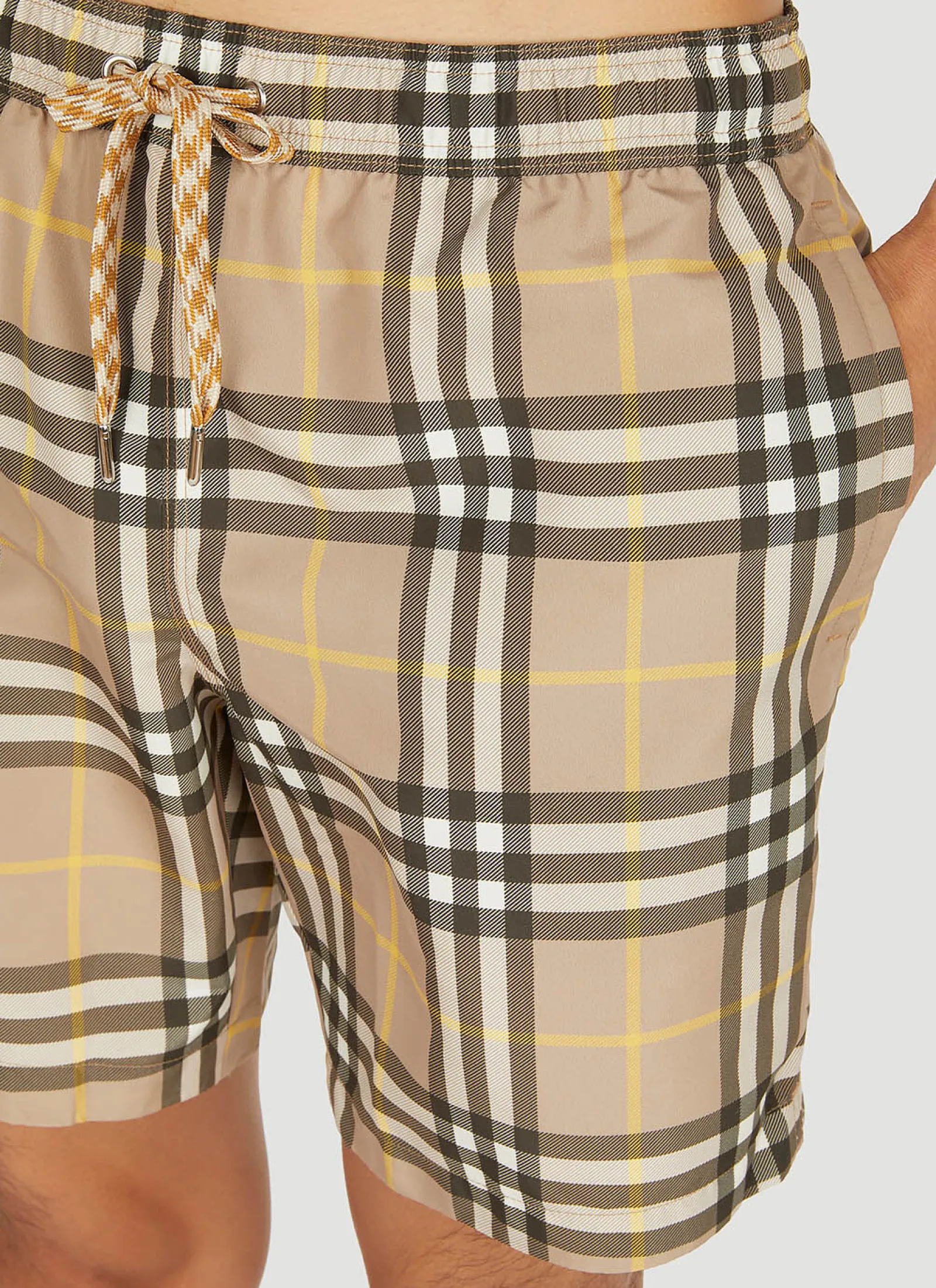 Men Burberry Swimwear^Checked Swim Shorts