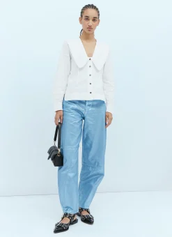 Chelsea Collar Cotton Shirt>GANNI Discount