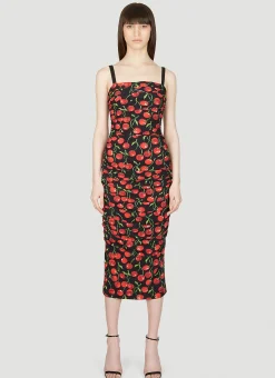 Cherry Midi Dress>Dolce & Gabbana Best