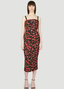 Cherry Midi Dress>Dolce & Gabbana Best