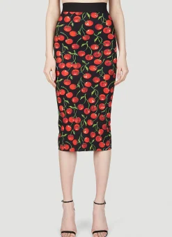 Cherry Pencil Skirt>Dolce & Gabbana Hot