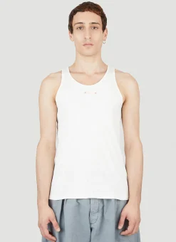 Men Maison Margiela Tops^Chest Patch Tank Top