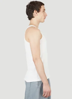 Men Maison Margiela Tops^Chest Patch Tank Top
