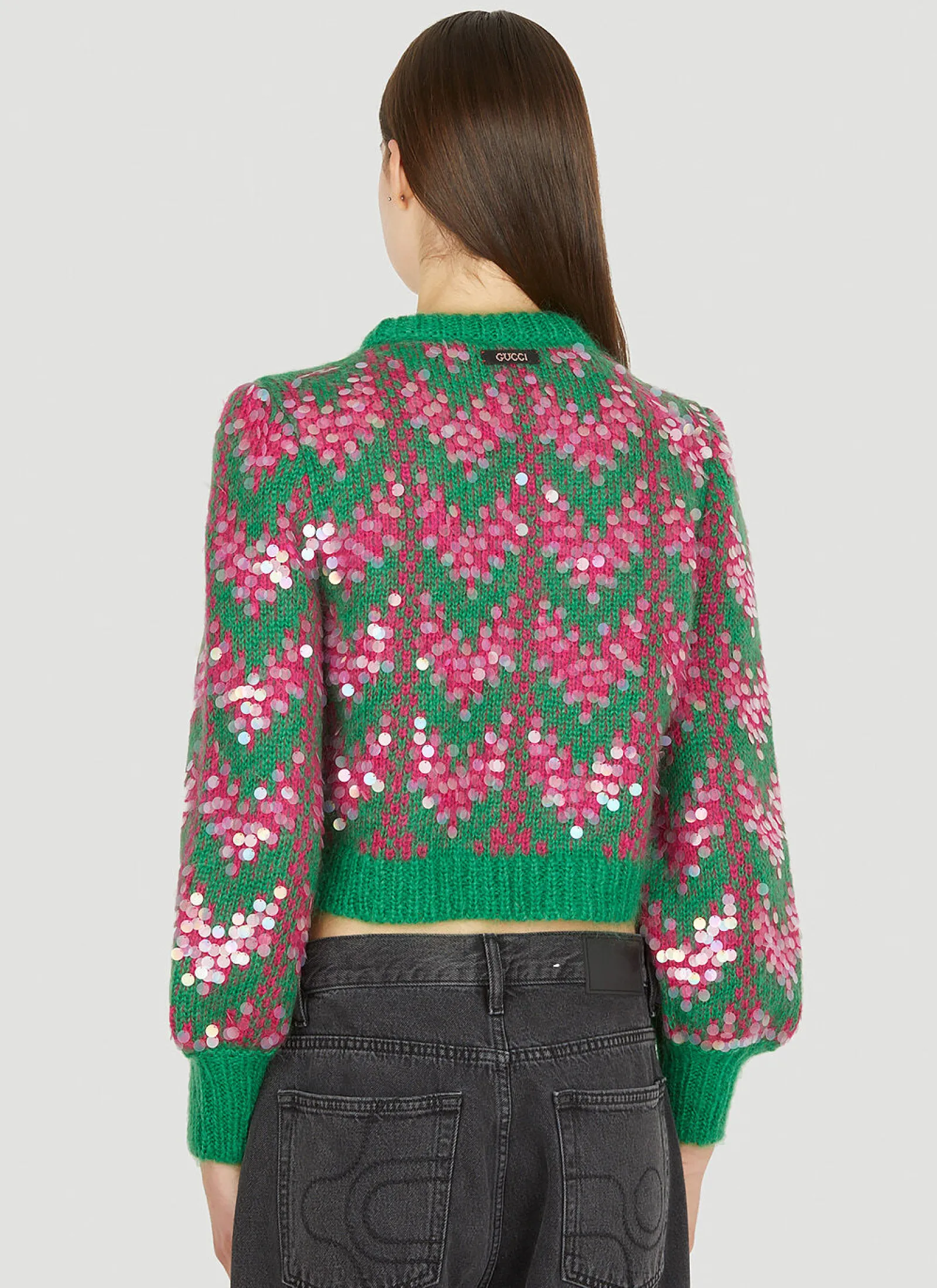 Chevron Sequin Sweater>Gucci Outlet
