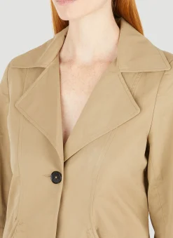Cinch Trench Coat><noscript><img width=