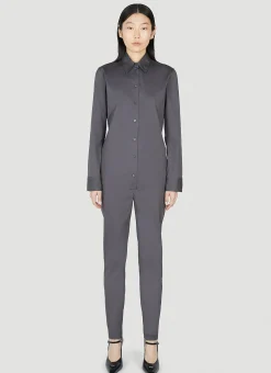 Classic Collar Jumpsuit>Prada Sale
