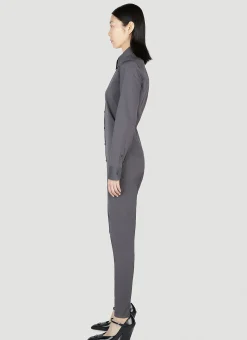 Classic Collar Jumpsuit><noscript><img width=