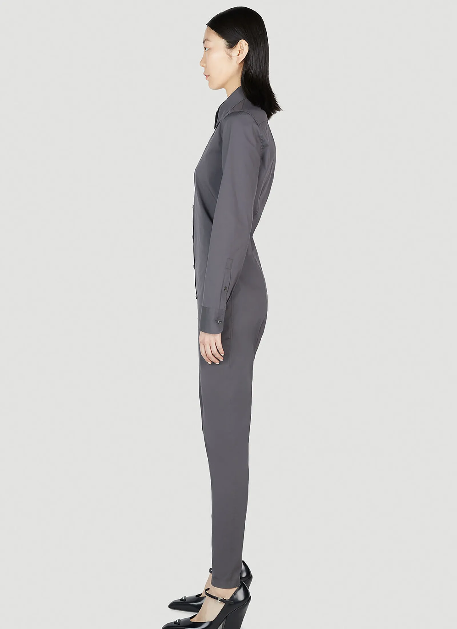 Classic Collar Jumpsuit>Prada Sale