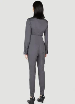 Classic Collar Jumpsuit><noscript><img width=
