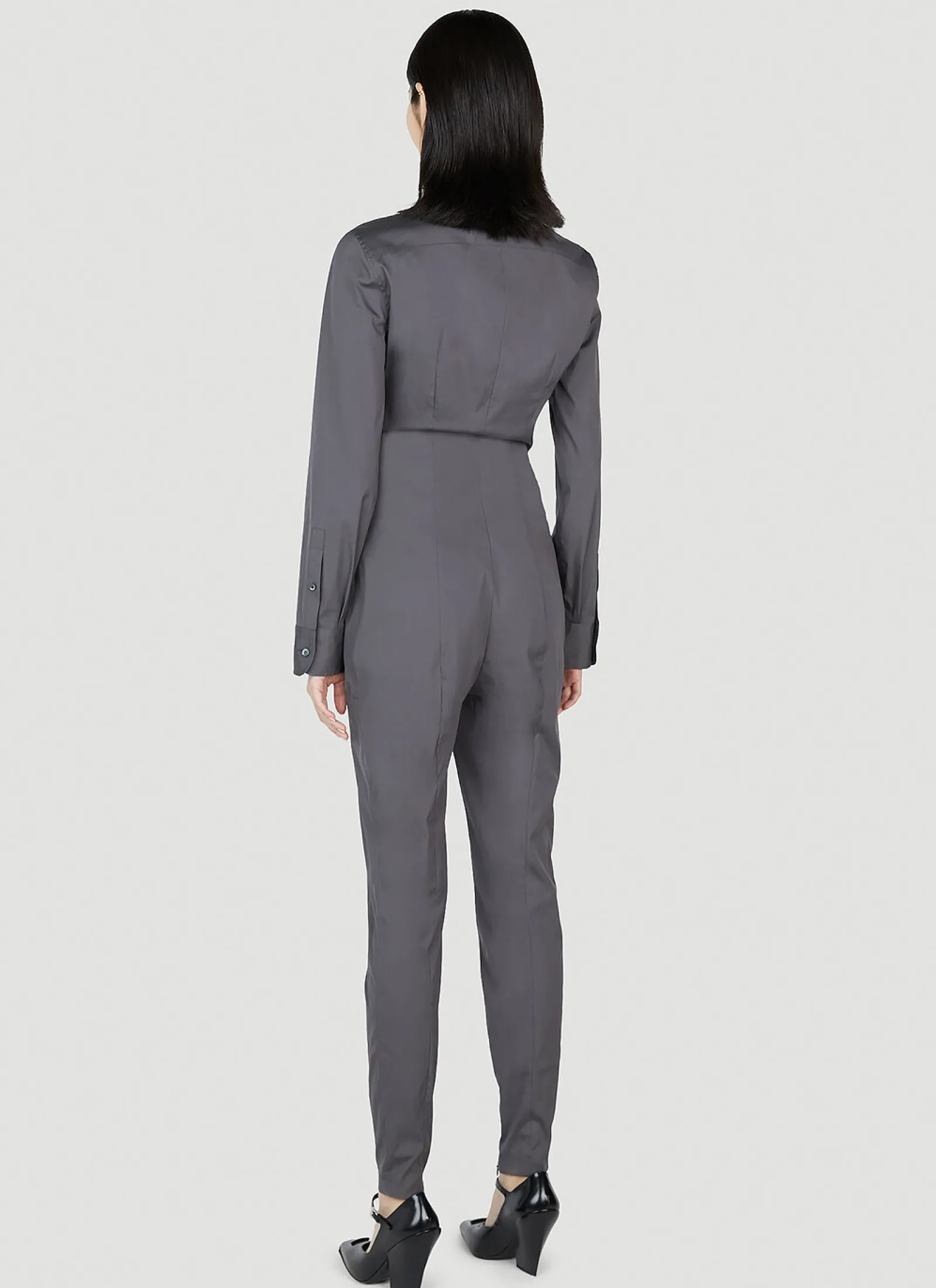 Classic Collar Jumpsuit>Prada Sale