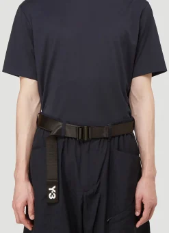 Men Y-3 Belts^Classic Logo Belt