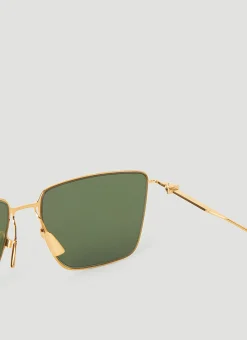 Men Bottega Veneta Sunglasses^Classic Metal Square Sunglasses