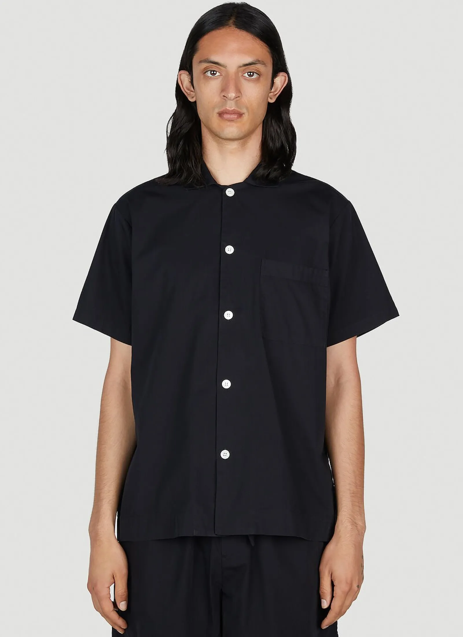 Classic Short Sleeve Pyjama Shirt>Tekla