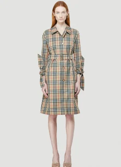 Claygate Check Trench Coat>Burberry Hot