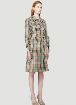 Claygate Check Trench Coat>Burberry Hot