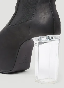 Men Rick Owens Boots^Clear Heel Boots
