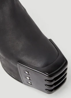 Men Rick Owens Boots^Clear Heel Boots
