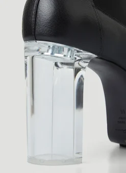 Men Rick Owens Boots^Clear Heel Platform Boots