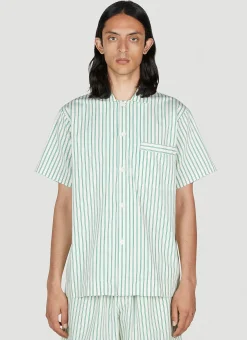 Clover Stripe Short Sleeve Pyjama Shirt>Tekla Sale